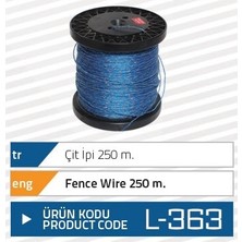 Gnc Elektrikli Çit İpi 250 mt