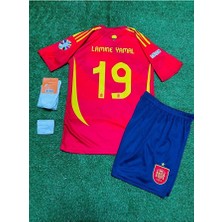 Alaturka Mix Ispanya Lamine Yamal 19// Euro 2024 Finali Efsane Çocuk Forması 4'lü Set