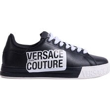 Versace Jeans Couture Siyah - Beyaz Erkek Sneaker Fondo Court 88 Dıs. Skc