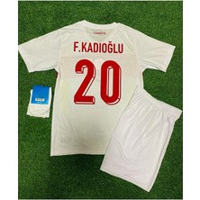 Alaturka Mix Milli Takım Ferdi Kadıoğlu Çocuk Forması 4lü Set Beyaz