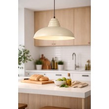 Allians Modern Krem Renk Sarkıt Avize, Dekoratif Mutfak ve Kafe Için Şık Tasarım