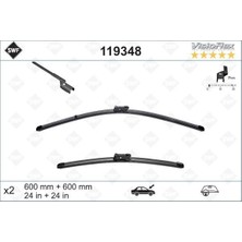 Valeo Hnrlishp Silecek Supurgesi Takimi 600MM / 600MM Mercedes W204 S204 C218 X218 W212 C207 Swf