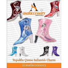 Topuklu Sallantılı Çizme Charm