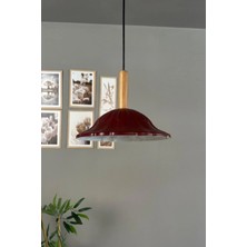 Allians Modern Ahşap Sarkıt Avize, Vişne Çürüğü Renk, Mutfak ve Dekorasyon Için