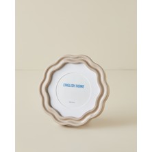English Home Lilly MDF Çerçeve Bej Renk 15x15 cm Oval Şekil ile Şık Tasarım