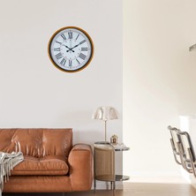 Mey İthalat Mey Ithalat® Turuncu 36 cm Standart Duvar Saati