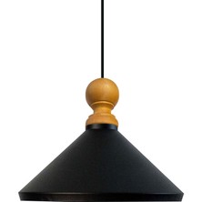 Allians Modern Ahşap Sarkıt Avize, Kafe, Mutfak ve Oturma Odası Için Dekoratif Lamba