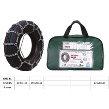 Knk Hnrlishp Patinaj Zinciri Minibüs ve Kamyonet Serme 9.5X15 - 10 50 - 15 - 255X70X16 - 225X60X17