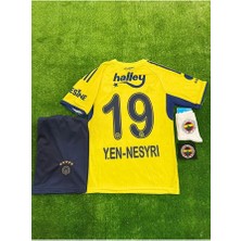 Alaturka Mix Fenerbahçe 2026 Sezonu Deplasman Sarı # Jy.en-Nesryı # Çocuk Forması 4lü Set