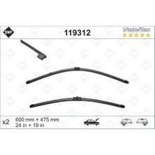 Valeo Hnrlishp Silecek Supurgesi Takimi 600MM / 475MM Bmw E90 E91 Swf