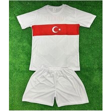 Alaturka Mix Türkiye Milli Takım Yeni Sezon 2024/25 Isimsiz Beyaz Çocuk Forması