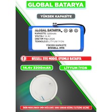 Bissell 3115 Robot Süpürge Bataryası 14.4V 3200MAH Li-Ion Pil (Yüksek Kapasite)