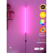 Allians Rgb LED Abajur Köşe Lambası, Uzaktan Kumandalı, 120 Cm, Şık ve Modern Tasarım