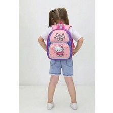 Kız Çocuk Hello Kitty Temalı Anaokulu Sırt Çantası – Sevimli Tasarım, Su Geçirmez ve Hafif