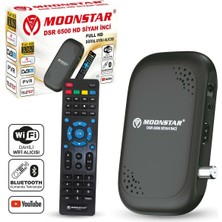 Özbience Mini Hd Uydu Alıcı, Dahili Wi-Fi, Bluetooth, Siyah, Inci Moonstar DSR-6500