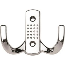 Epilons Mey Ithalat® Krom Kaplama Noktalı Vestiyer Askısı 2 Li