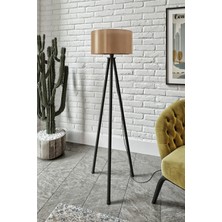 Allians 3 Ayaklı Kapuçino Lambader, Şık ve Modern Ev Aydınlatması