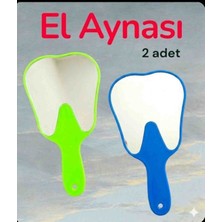 Vulli El Aynası (2 Adet) Diş Şeklinde Tasarlanmış Özel Kesim