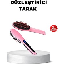 Özbience Ieg™ Dijital Seramik Saç Düzleştirici Tarak, 5 Kademeli Isı ve Iyon Teknolojisi