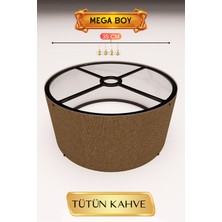 Allians Şık Tütün Kahvesi Lambader, 37 cm Mega Boy, Pratik ve Kolay Kurulum