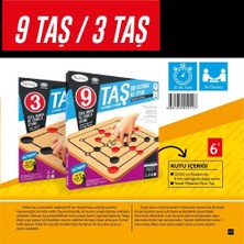 3 Taş 9 Taş Zeka Oyunu - Strateji ve Dikkat Geliştirir