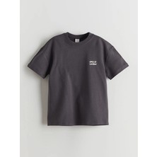 Lc Waikiki Yeni Sezon Yazı Baskılı Pamuklu Erkek Çocuk Tişört