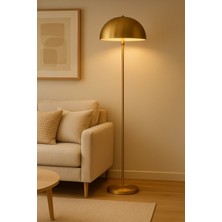 Allians Modern Eskitme Gold Lambader, Şık Metal Abajur ile Işıklandırma Keyfi