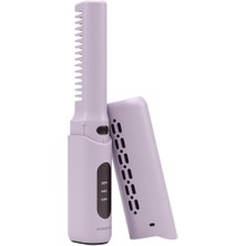 Özbience Mini Düzleştirici Tarak, Şarjlı, 2000MAH, Lila Renk, Pratik ve Taşınabilir