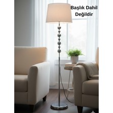 Allians Modern Krom Metal Lambader Ayağıyla Şık ve Dekoratif Aydınlatma Çözümü