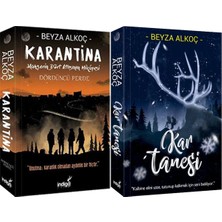 İndigo Kitap Karantina 4 Karton Kapak ve Kar Tanesi Karton Kapak (Beyza Alkoç) 2'li Set