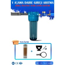 Watermelon Daire Bina Sayaç Girişi 10" Inc 1 Aşama Su Arıtma Cihazı ( Kireç Önleyici Yumuşatma Sistemi)