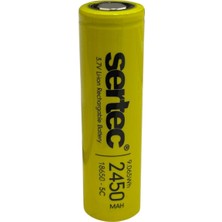 Ne Verelim Size Buğz Sertec 18650 3.7V 2450 Mah 5c Li-Ion Şarjlı Pil