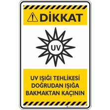 İsg Tabelam 25X35CM/KOMPOZIT/UV Işığı Tehlikesi