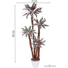 Yapay Çiçek Sitesi 4 Gövdeli Yapay Botanik Ağaç 190 cm Model 5