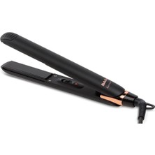 Özbience Harvey Siyah Saç Düzleştirici, Kromürlü, Parlak ve Pürüzsüz Saçlar