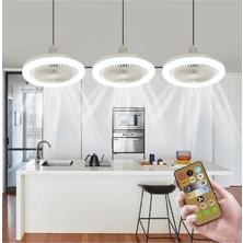 Allians 42W Poyraz Fan LED Ampül Kumandalı Işıklı Vantilatör