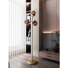 Allians Modern Eskitme Metal Bal Cam Küre Lambader, Şık ve Şık Tasarım