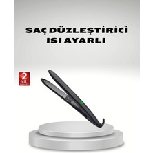 Özbience Ileri Teknoloji Dijital Isı Ayarlı Titanyum Seramik Saç Düzleştirici