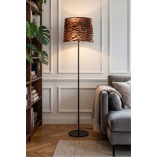 Allians Şık Siyah Metal Lambader, Çok Amaçlı ve Modern Tasarım