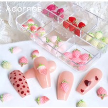 Ellea Nail Çilekli Tırnak Charm Seti