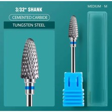 Ellea Nail Mısır Freze Uç Çelik Mavi Medium