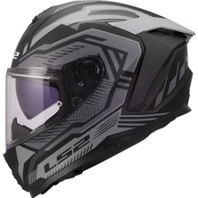 Ls2 Challenger 2 Dravıx Mat Gri Kask