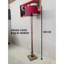 Allians Şık ve Doğal Ahşap Lambader, Modern ve Sıcak Aydınlatma Için Ideal