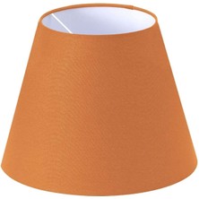 Allians Turuncu Konik Lambader Başlığı, Çap 35 Cm, Modern Tasarım