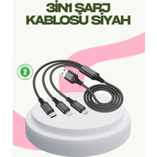 DS LLC Ieg ™ Hızlı Şarj Destekli Çoklu Şarj Kablosu – Seyahat ve Günlük Kullanım DSLLCRS-IEGK34