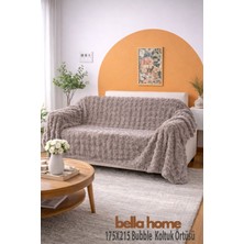 Bella Home Bubble Koltuk Örtüsü | 175X215 cm | 1 Adet | Yumuşak Dokulu & Modern Tasarım | Şık ve Kullanışlı