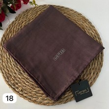 Lop'res Soft Pamuklu Eşarp Gül Kurusu LDNA0518