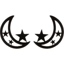 🌙 Midnight Shine – Moonlight Star Earrings ✨