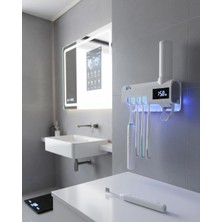 DS LLC Manyetik Duvar Tipi Uv Hijyenik Diş Fırçası Tutucu DSLLC4-2356Y