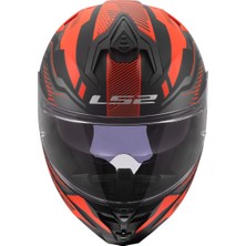 Ls2 Challenger 2 Dravıx Mat Kırmızı Kask